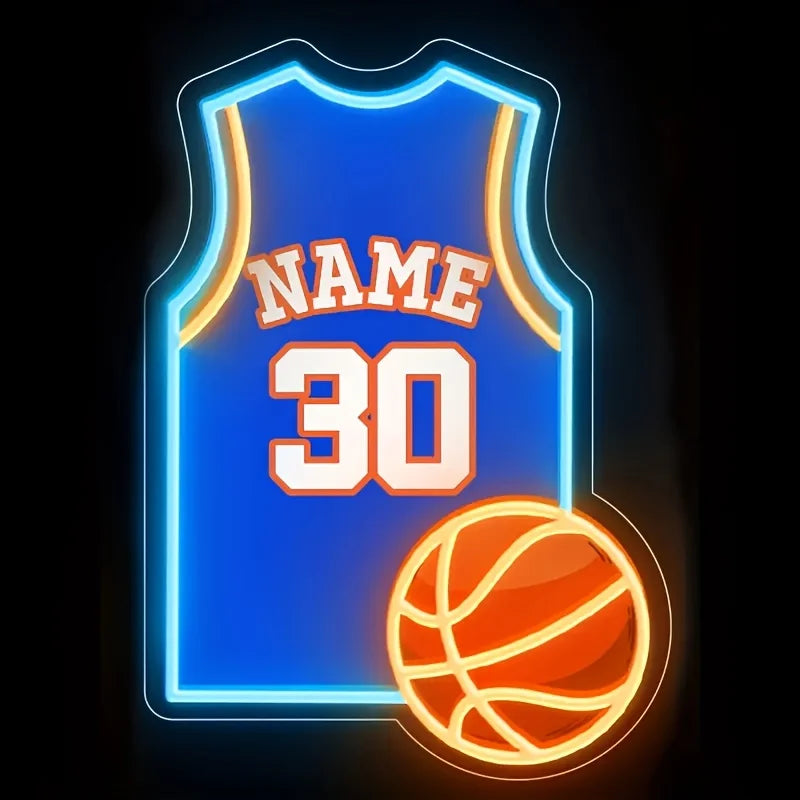 Custom Basketball Jersey Neon Sign USB LED Neon Light