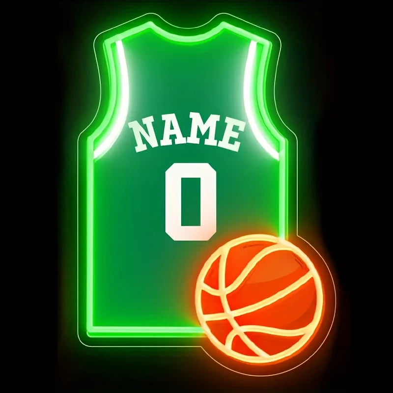 Custom Basketball Jersey Neon Sign USB LED Neon Light