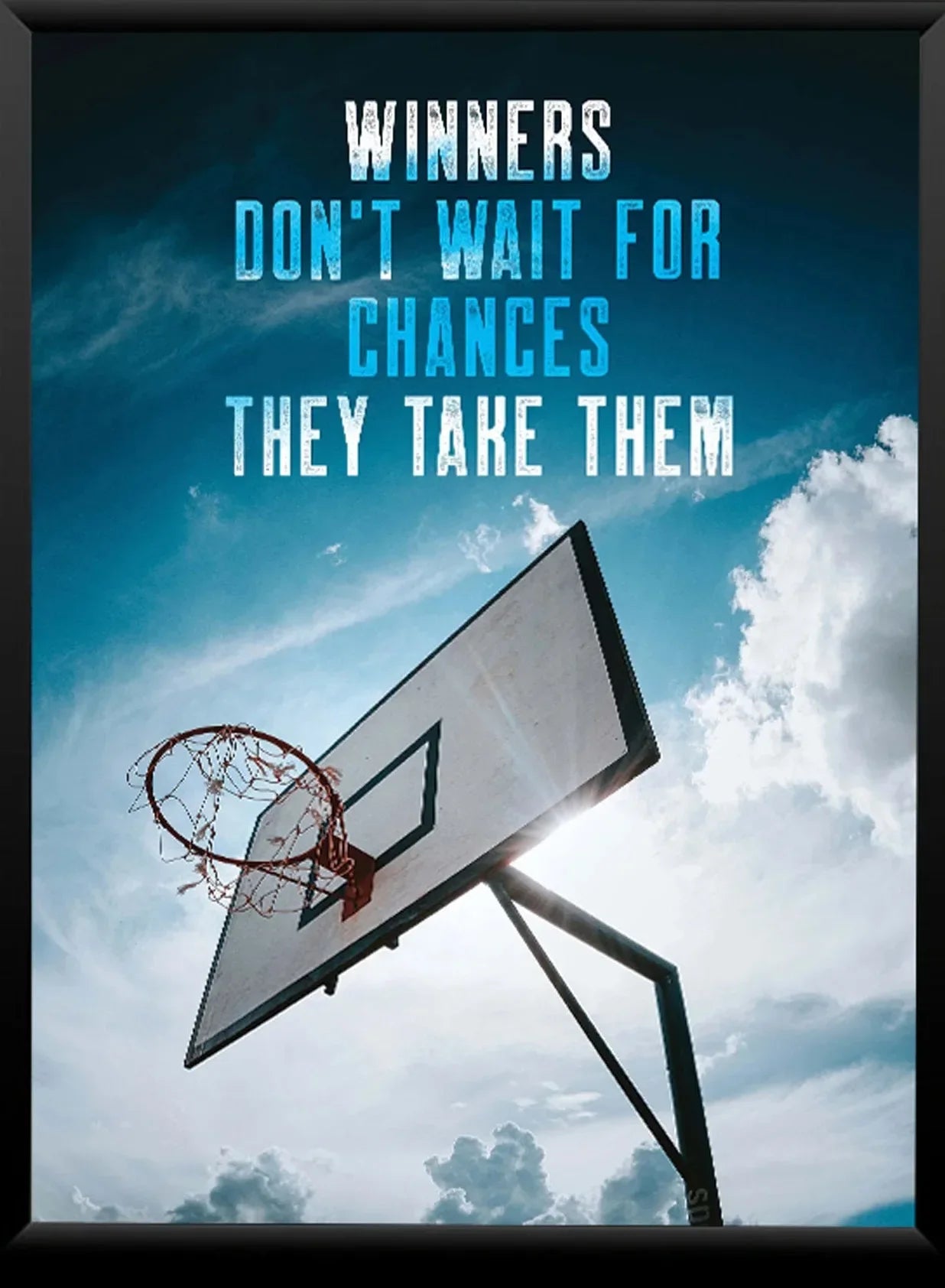 Canvas Painting Basketball Poster Wall Art