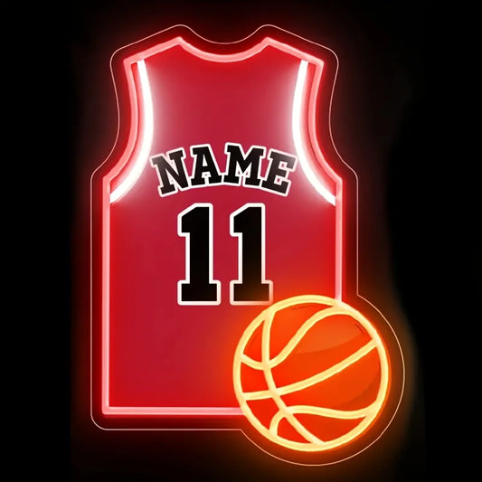 Custom Basketball Jersey Neon Sign USB LED Neon Light