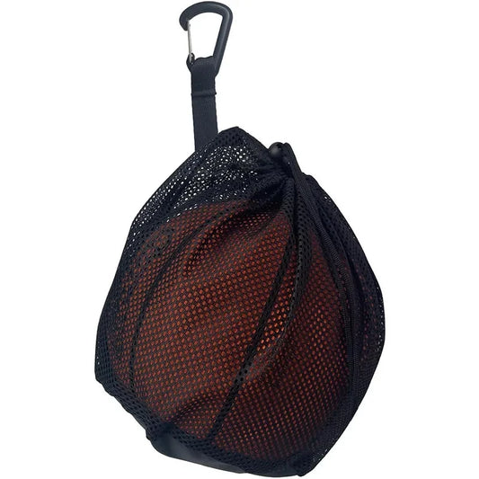 1PC Portable Drawstring Basketball Backpack Mesh Bag